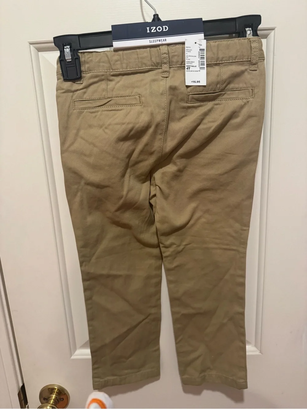 Children’s placeBoys Khaki Straight-Leg Chinos
